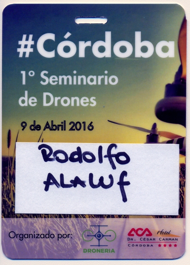 Acreditación Primer Seminario de Drones Córdoba Argentina